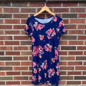 Floral Navy Dress